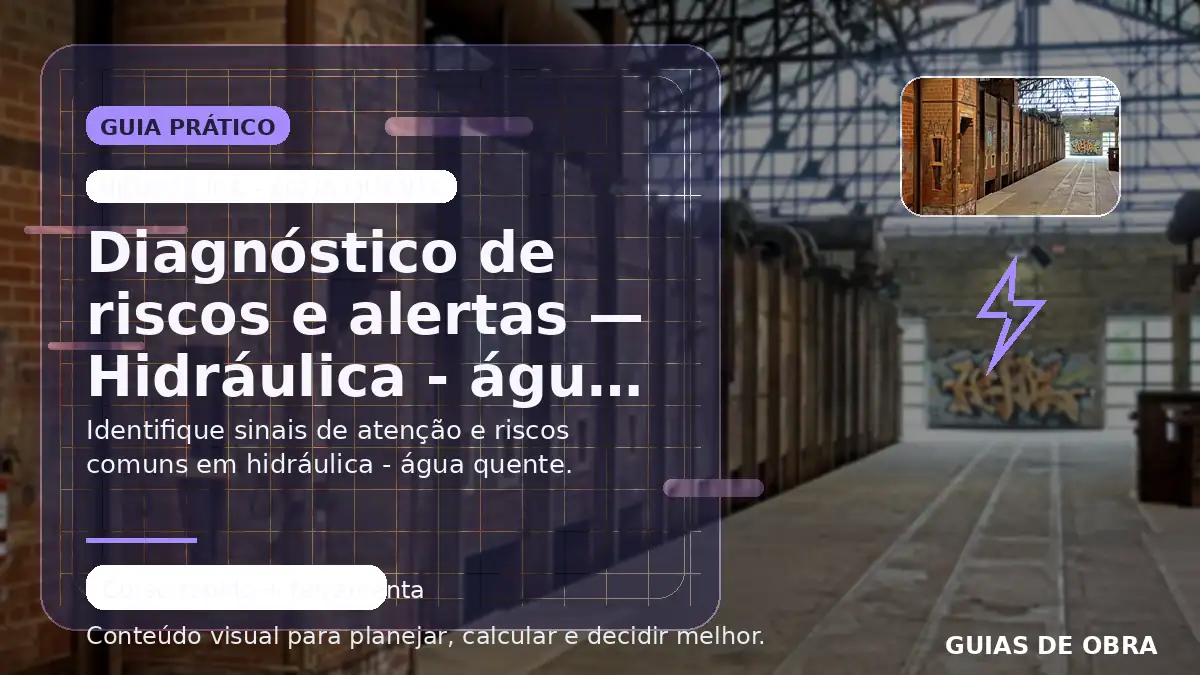 Hidráulica - água quente