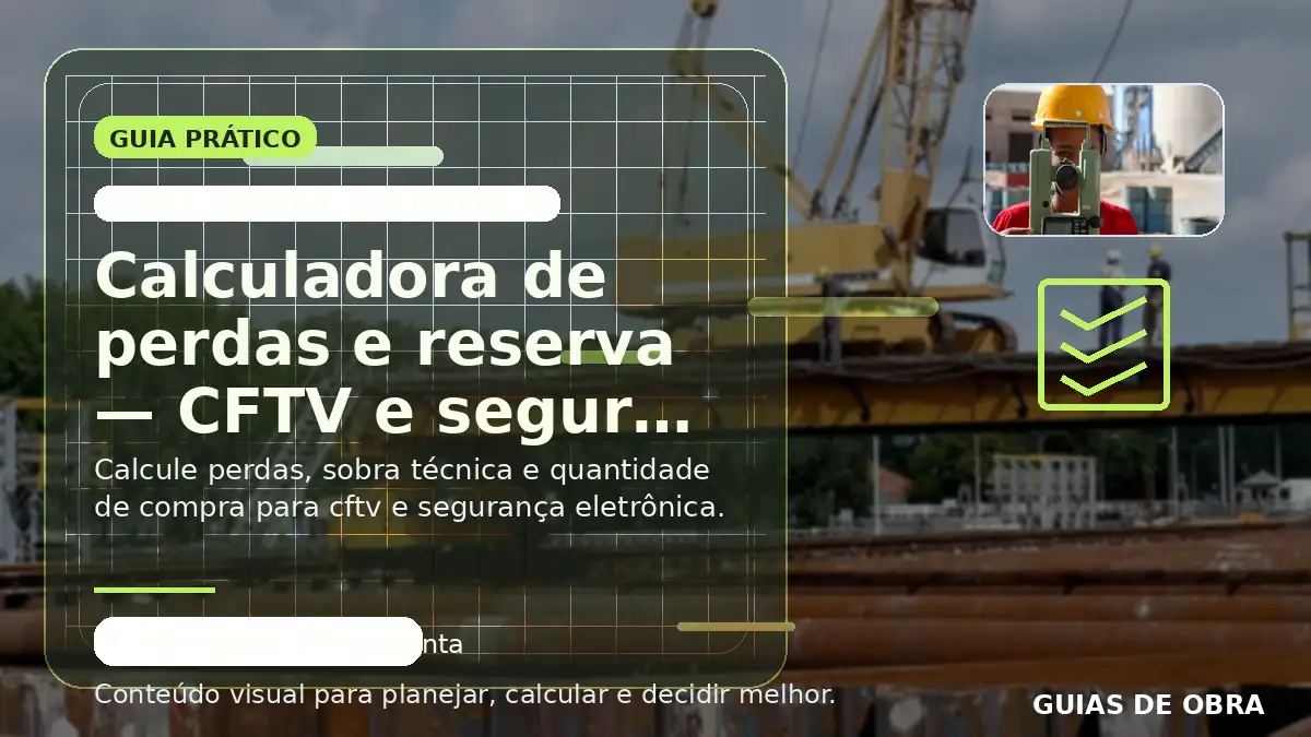 CFTV e segurança eletrônica