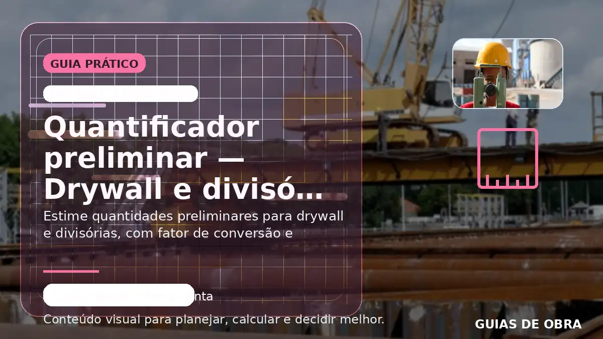 Drywall e divisórias