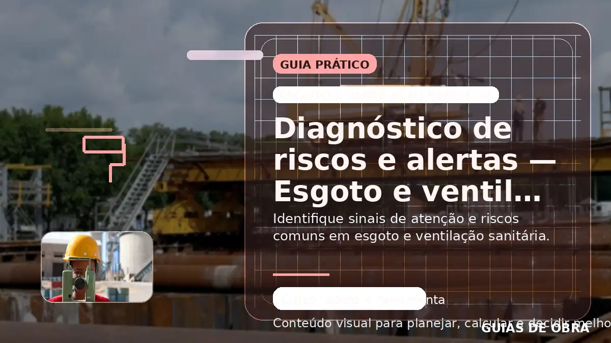 Esgoto e ventilação sanitária