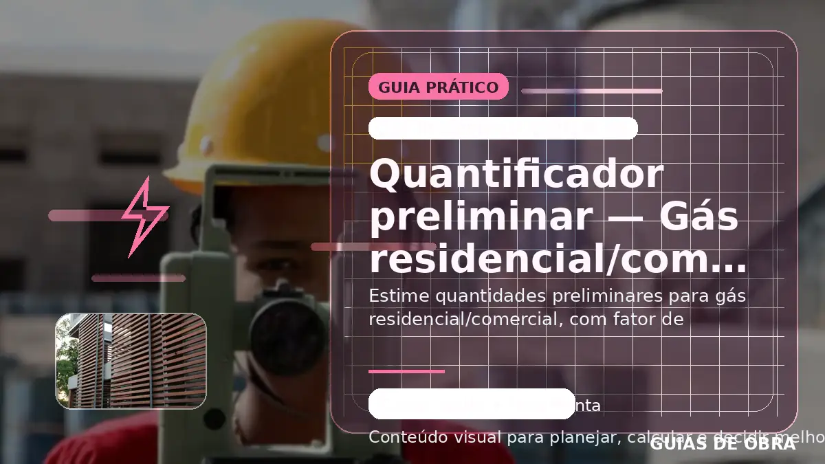 Gás residencial/comercial