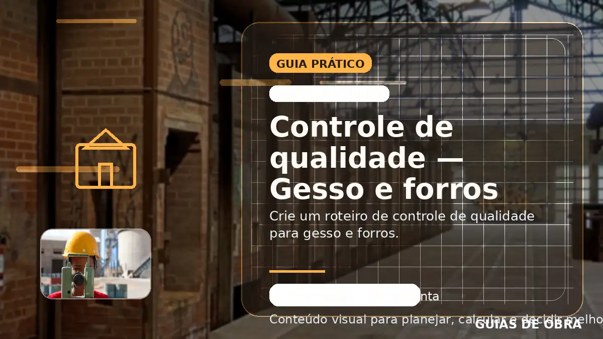 Gesso e forros