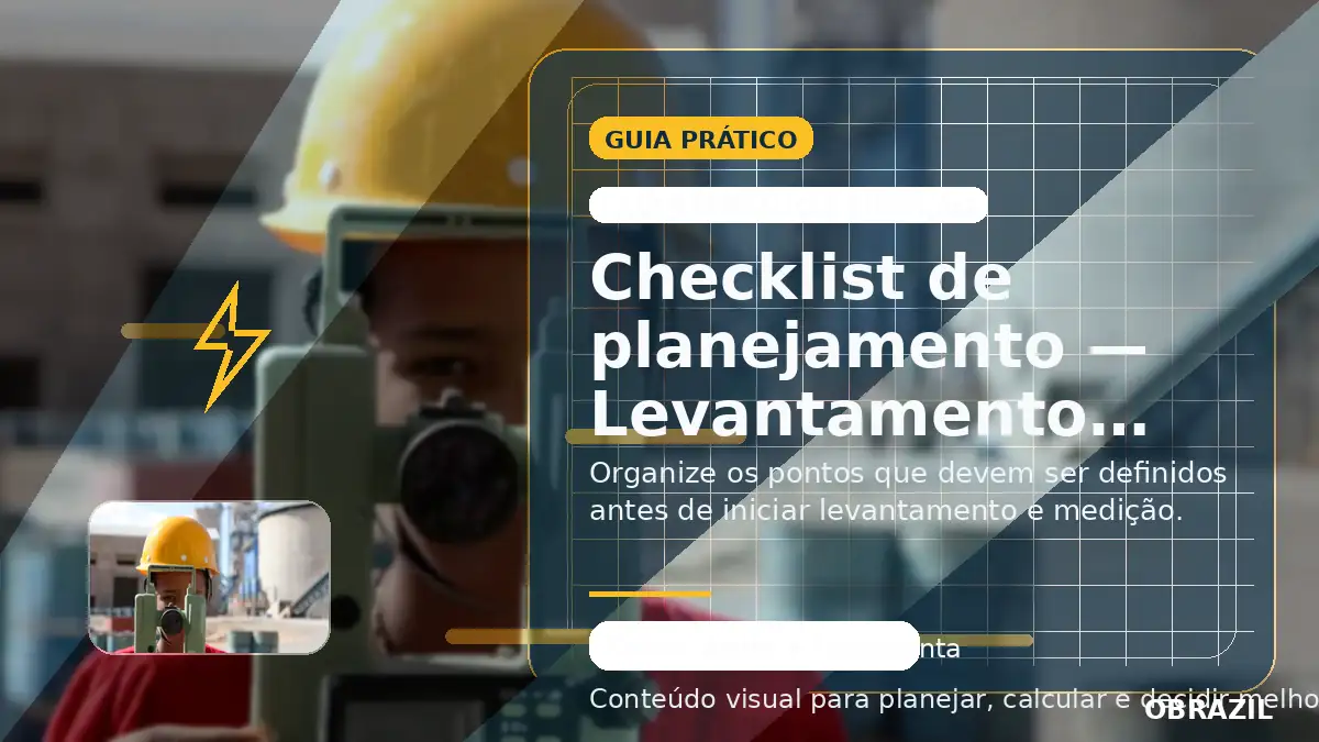 Levantamento e medição