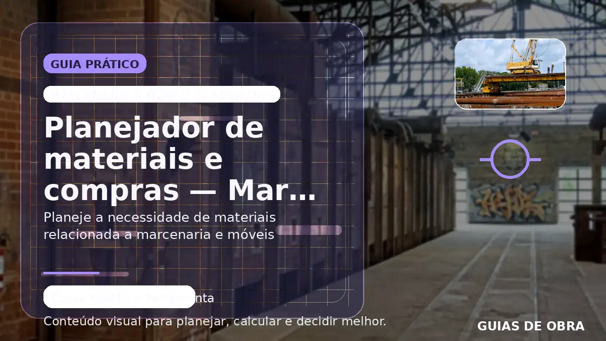 Marcenaria e móveis planejados