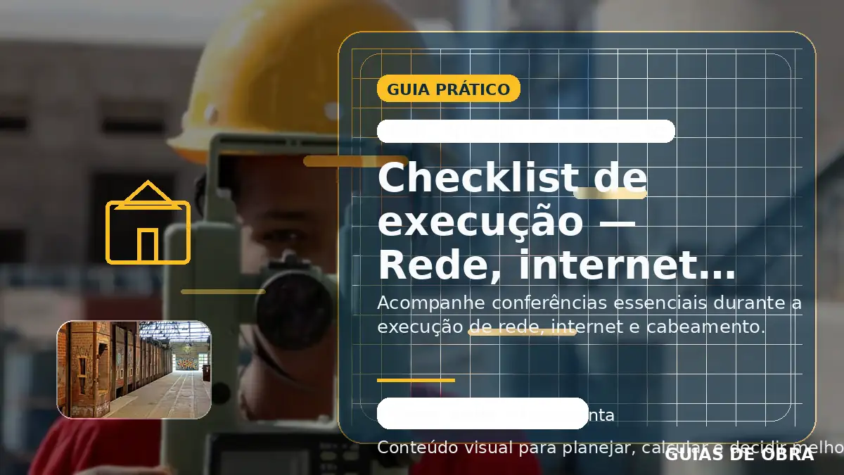 Rede, internet e cabeamento