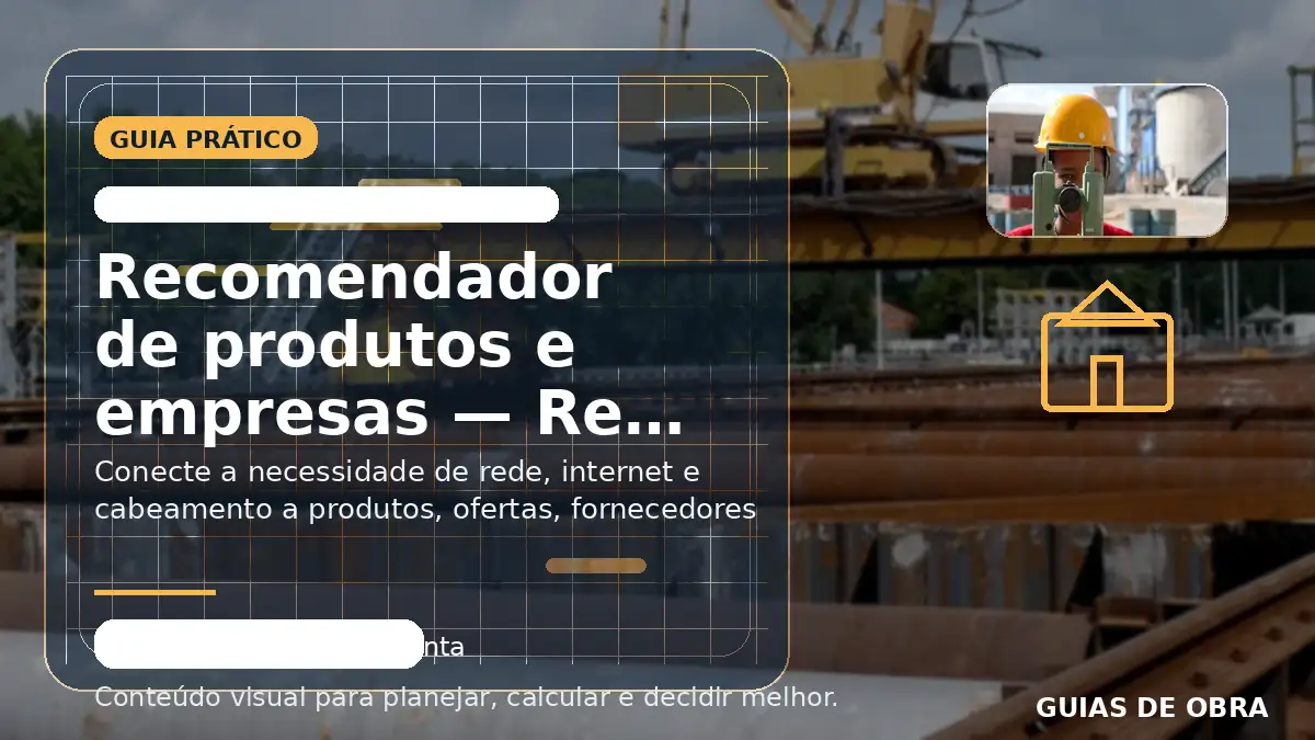 Rede, internet e cabeamento