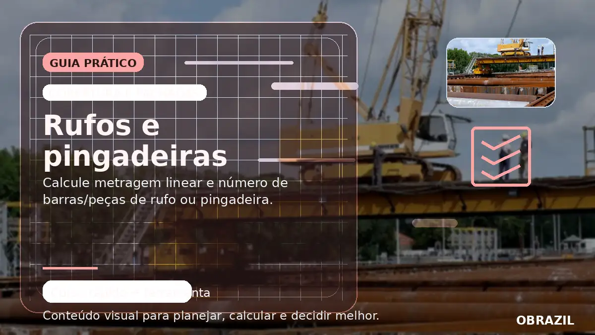 Cobertura e fachadas