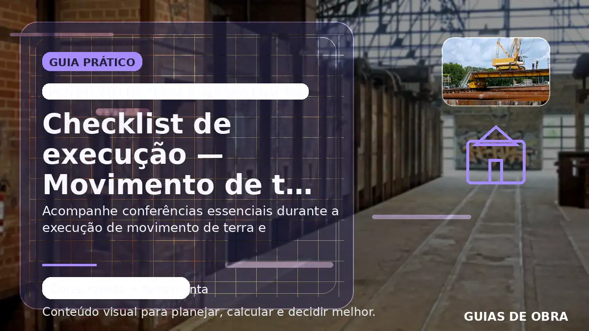 Movimento de terra e terraplenagem