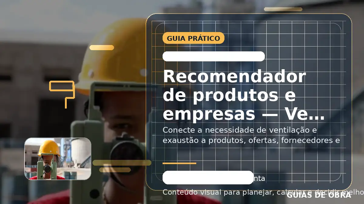 Ventilação e exaustão