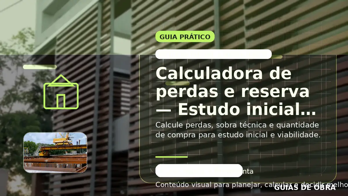Estudo inicial e viabilidade