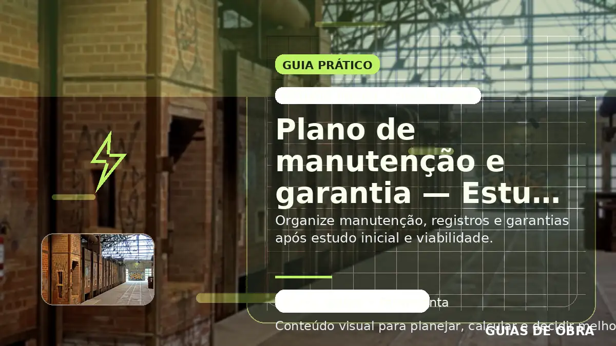 Estudo inicial e viabilidade