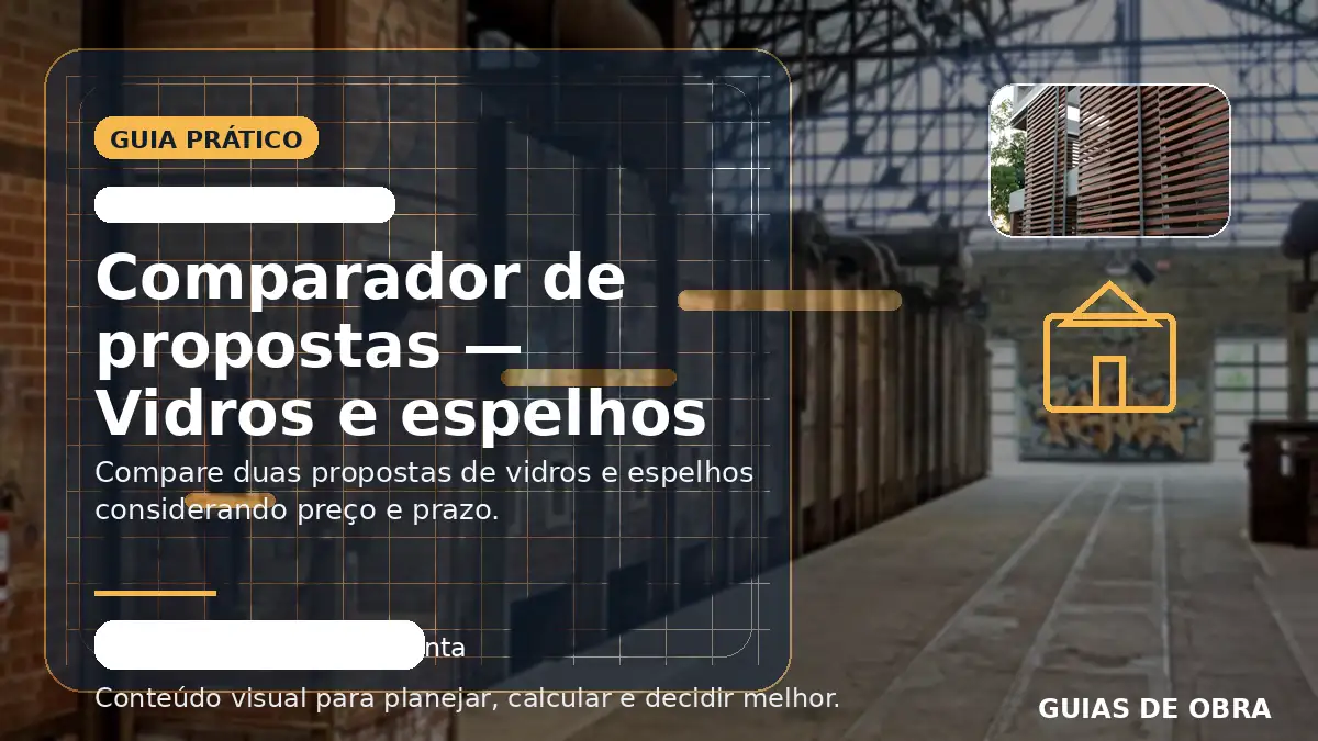 Vidros e espelhos